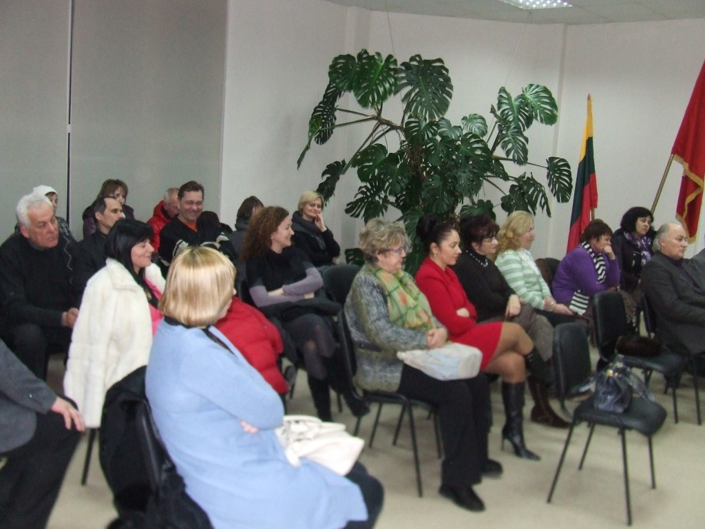 Bendras susirinkimo vaizdas. Grupės veteranai – Saulius Tumas, Eglė Jasiukevičienė, Valentina Lebedeva ir Svetlana Sreda