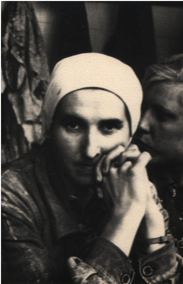 Anelė darbe statybose 1963