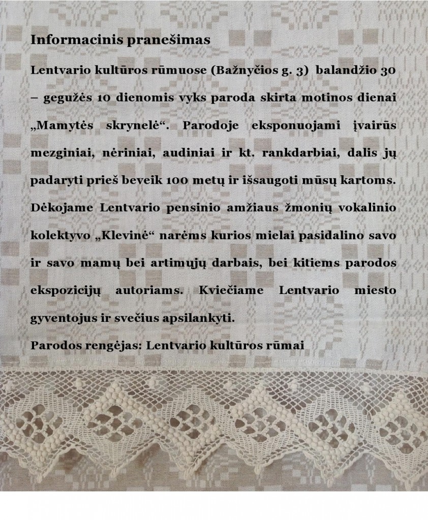 Informacinis prane-imas del parodos Mamyt-s skrynel--page0001