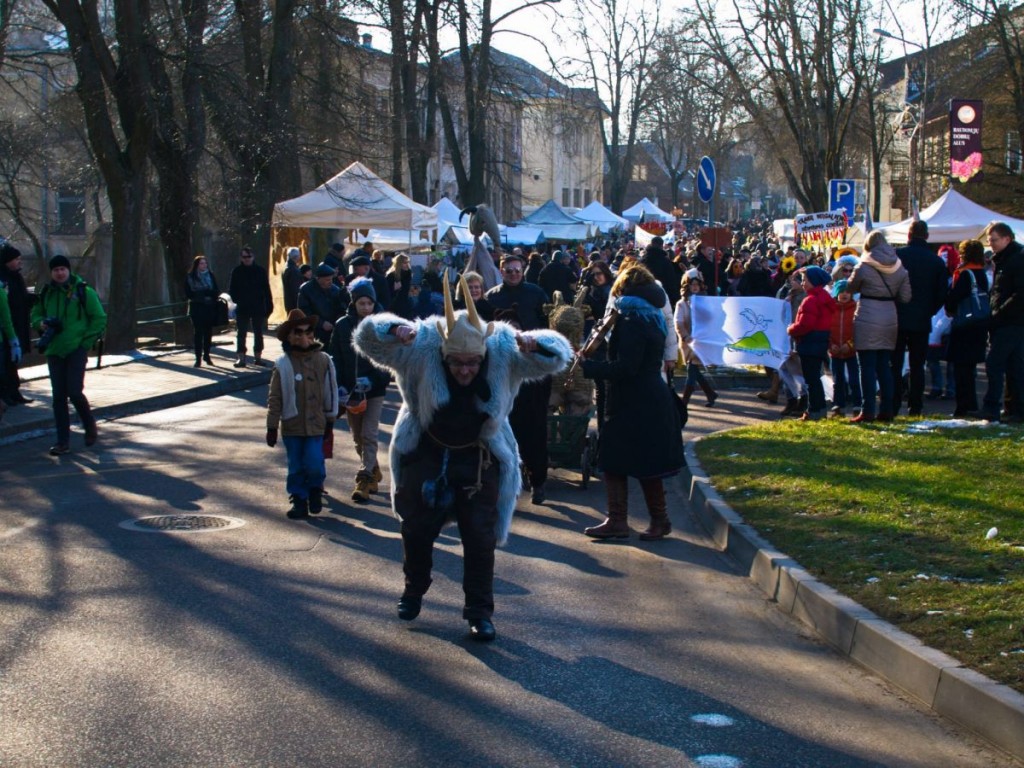 Akimirka iš Trakuose vykusių Užgavėnių.