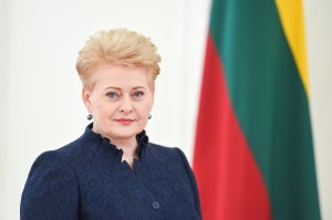 Lietuvos Respublikos Prezidentės Dalios Grybauskaitės portretas.