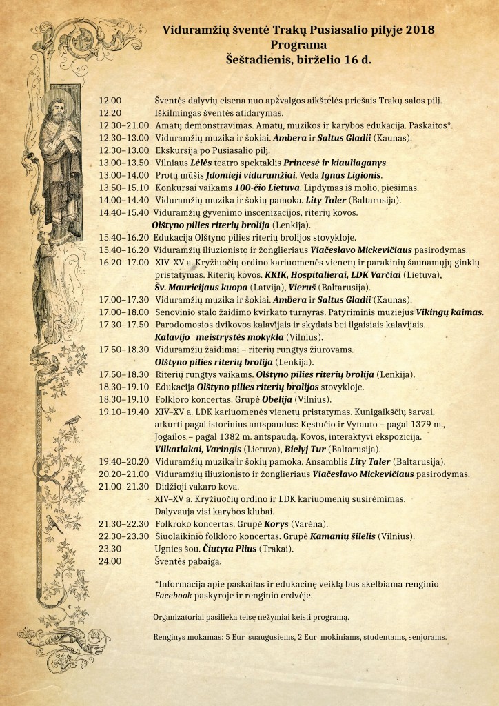programa LT vid 2018